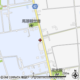埼玉県春日部市立野76周辺の地図