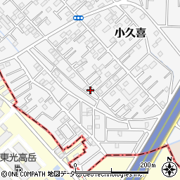 埼玉県白岡市小久喜263-2周辺の地図