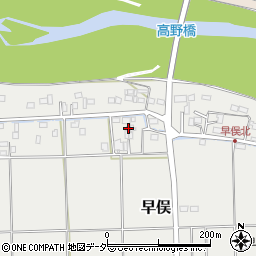 埼玉県東松山市早俣73周辺の地図
