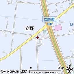 埼玉県春日部市立野273周辺の地図