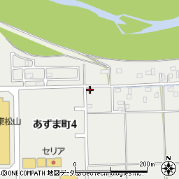 埼玉県東松山市早俣45周辺の地図