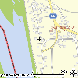 茨城県坂東市小山1643周辺の地図