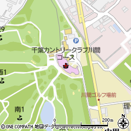 千葉カントリークラブ川間コース周辺の地図