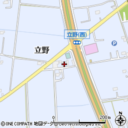 埼玉県春日部市立野274周辺の地図