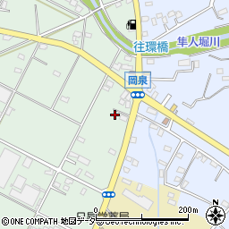 埼玉県白岡市岡泉1258-1周辺の地図