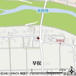 埼玉県東松山市早俣549周辺の地図