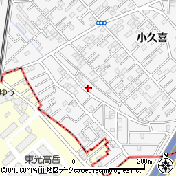 埼玉県白岡市小久喜303-6周辺の地図