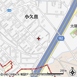 埼玉県白岡市小久喜406-6周辺の地図