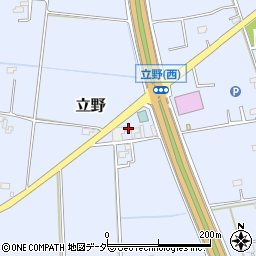 埼玉県春日部市立野625周辺の地図