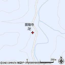 雲龍寺周辺の地図