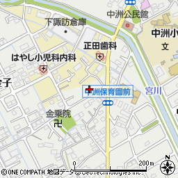長野県諏訪市中洲2803周辺の地図
