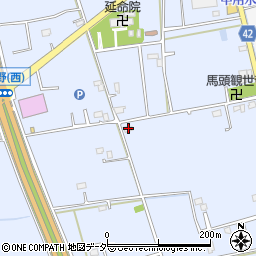 埼玉県春日部市立野126周辺の地図