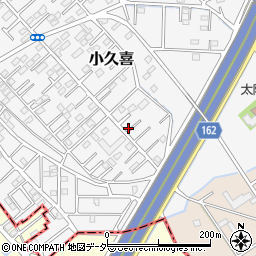 埼玉県白岡市小久喜406-3周辺の地図