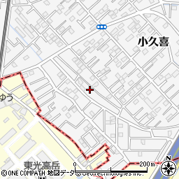 埼玉県白岡市小久喜303周辺の地図