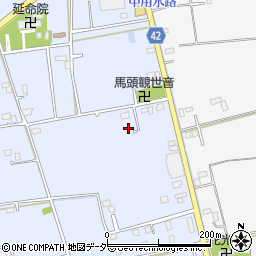 埼玉県春日部市立野87周辺の地図