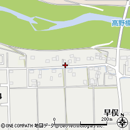 埼玉県東松山市早俣570周辺の地図