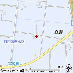 埼玉県春日部市立野602周辺の地図
