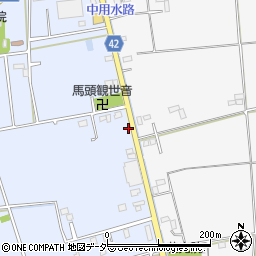 埼玉県春日部市立野78周辺の地図