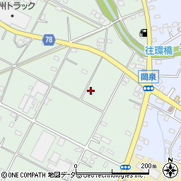 埼玉県白岡市岡泉1240-2周辺の地図