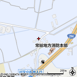 茨城県常総市水海道高野町727周辺の地図