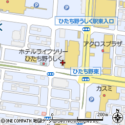 ミニストップ牛久ひたち野東店周辺の地図