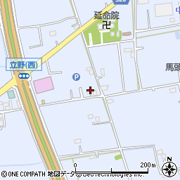 埼玉県春日部市立野303周辺の地図