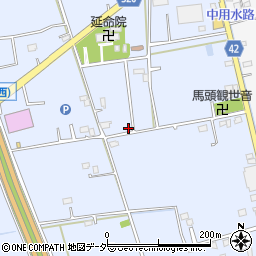 埼玉県春日部市立野332周辺の地図