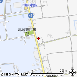 埼玉県春日部市椚236周辺の地図