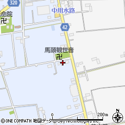 埼玉県春日部市立野83周辺の地図