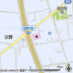 埼玉県春日部市立野288周辺の地図