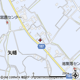 茨城県行方市矢幡587周辺の地図