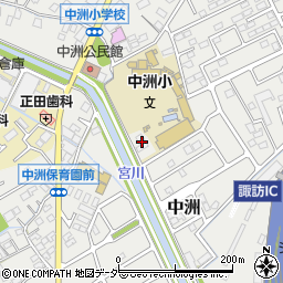 長野県諏訪市中洲2362周辺の地図