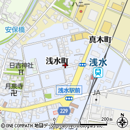 福井新聞麻生津周辺の地図