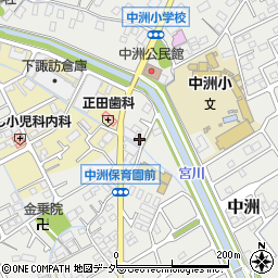 長野県諏訪市中洲2839周辺の地図
