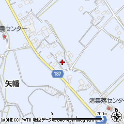 茨城県行方市矢幡588周辺の地図