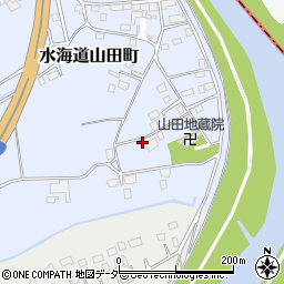 茨城県常総市水海道山田町933周辺の地図