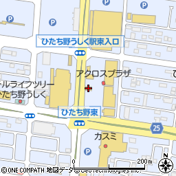 丸亀製麺牛久店周辺の地図
