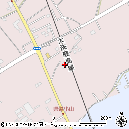 茨城県鹿嶋市小山1028-3周辺の地図