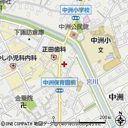 長野県諏訪市中洲2837周辺の地図