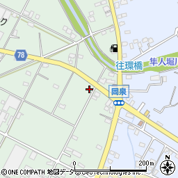埼玉県白岡市岡泉1248-1周辺の地図