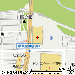 ホームセンターセキチュー東松山高坂店周辺の地図