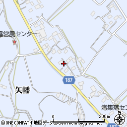 茨城県行方市矢幡586周辺の地図