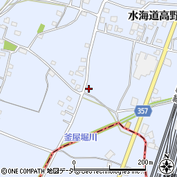 茨城県常総市水海道高野町223周辺の地図
