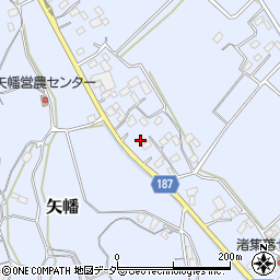 茨城県行方市矢幡582周辺の地図