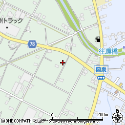 埼玉県白岡市岡泉1233周辺の地図