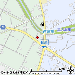 埼玉県白岡市岡泉1264周辺の地図