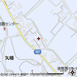 茨城県行方市矢幡585周辺の地図