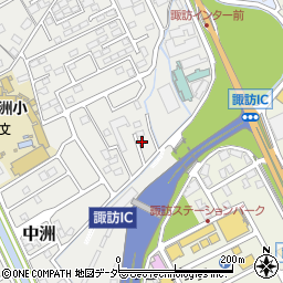 長野県諏訪市中洲2350-4周辺の地図