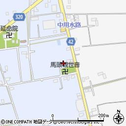 埼玉県春日部市立野471周辺の地図