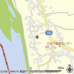 茨城県坂東市小山1635-1周辺の地図